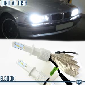 KIT AMPOULES LED H1 CANBUS POUR BMW SÉRIE 7 (E38) JUSQU'À 09/1998 Feux de Croisement 6500K 8000LM BLANC PUR
