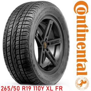 X2 Gomme estive CONTINENTAL ContiCrossContact UHP 265/50 R19 110Y XL FR DOT 2009 Adesivo Flessibile in EPDM