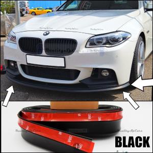 Adhesive SPOILER FOR BMW 5 Series F10-F30-GT, Bumper Lip or Side Skirt in BLACK EPDM flexible