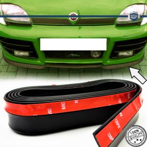 Adhesive SPOILER FOR FIAT SEICENTO, Bumper Lip or Side Skirt in BLACK EPDM flexible