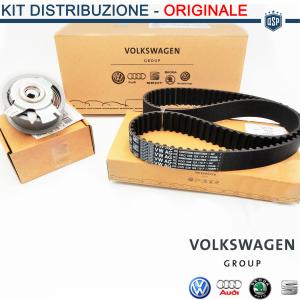 KIT Courroie de Distribution ORIGINAL Volkswagen Audi Seat Skoda, Pièces de rechange Original 06B198119A