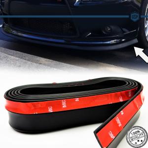 Adhesive SPOILER Compatible With INFINITI, Bumper Lip or Side Skirt in BLACK EPDM flexible