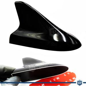 FAKE Car Antenna Adhesive SHARK FIN, Black Compatible with TOYOTA ABS Resin Sport Aesthetics