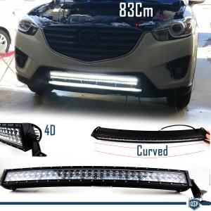 1 Curved Led Light Bar 6000K for Mazda SUV Off-Road 83 CM Adjustable Spot Light