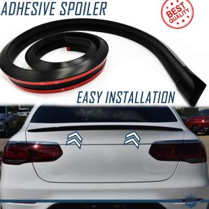 Rear SPOILER For MERCEDES SUV adhesive, for Trunk / Roof Lip Wing in BLACK EPDM flexible