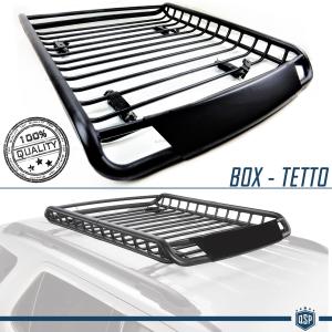 Car Roof Rack Basket Tray FOR BMW 1 2 3 SERIES | Off Road Black STEEL Travel Luggage CARRIER