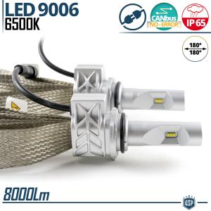 Kit Full LED 9006 CANbus Professionale | Conversione da Alogena 9006 a LED | 6500K Luce Bianca 8000LM 