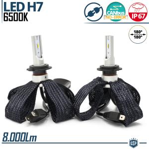H7 Full LED Kit with ADJUSTABLE RING | 6500K 8000LM | CANbus Error FREE, Plug & Play