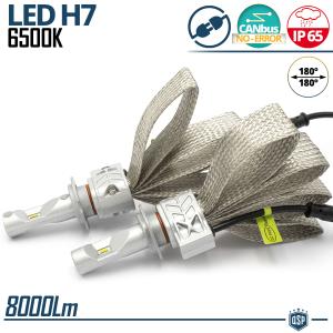 Kit Full LED H7 CANbus Professionale | Conversione da Alogena H7 a LED | 6500K Luce Bianca 8000LM 