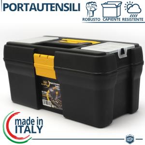 Mallette à Outils Professionnelle Porte-outils Robuste et Spacieux | FABRIQUÉ EN ITALIE