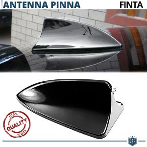 Finta Antenna Auto Pinna di Squalo Adesiva | UNIVERSALE Nera Estetica in ABS