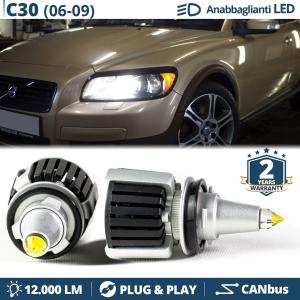 H7 LED Kit für Volvo C30 Abblendlicht | LED Birnen CANBUS Weiß Eis | 6500K 12000LM
