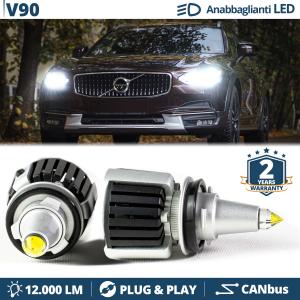 Kit LED H7 pour Volvo V90 Feux de Croisement | Ampoules LED CANbus Blanc Pur | 6500K 12000LM