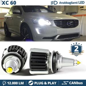 H7 LED Kit für Volvo XC60 I Abblendlicht | LED Birnen CANBUS Weiß Eis | 6500K 12000LM