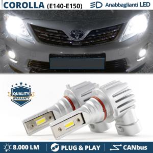 Feux de Croisement LED HB4 pour Toyota Corolla E140-E150 (06-12) | Kit Led CANbus Blanc Pur 6500K 8000LM | Installacion Facile