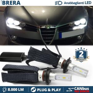 H7 LED Kit für Alfa Romeo Brera Abblendlicht CANbus Birnen | 6500K Weißes Eis 8000LM