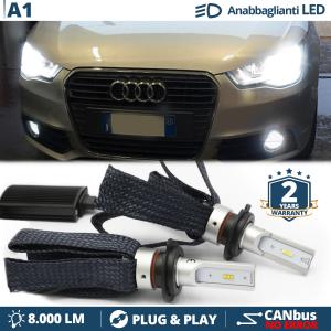 Kit LED H7 para Audi A1 8X Luces de Cruce CANbus | 6500K Blanco Frío 8000LM