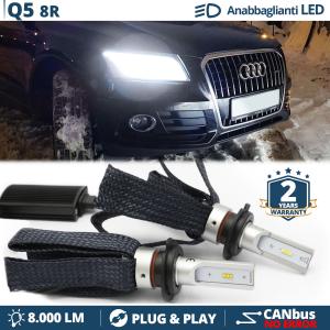 Kit LED H7 para Audi Q5 8R Luces de Cruce CANbus | 6500K Blanco Frío 8000LM