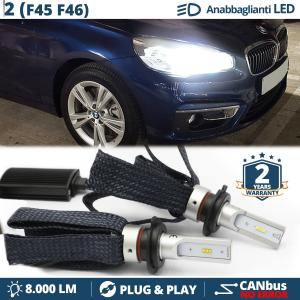 H7 LED Kit for BMW 2 Series F45 F46 Tourer Low Beam CANbus Bulbs | 6500K Cool White 8000LM