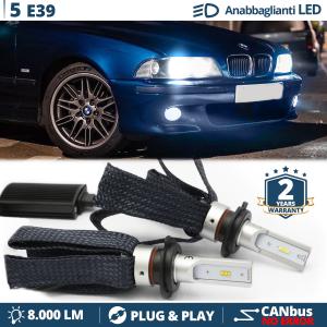 Kit Luci LED per BMW Serie 5 E39 Anabbaglianti H7 CANbus | Bianco Puro 6500K 8000LM