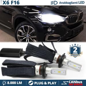 Kit LED H7 pour BMW X6 F16 Feux de Croisement CANbus | 6500K Blanc Pur 8000LM