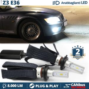 H7 LED Kit for BMW Z3 E36 Low Beam CANbus Bulbs | 6500K Cool White 8000LM