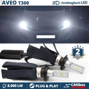 H7 LED Kit for Chevrolet Aveo 2 Low Beam CANbus Bulbs | 6500K Cool White 8000LM
