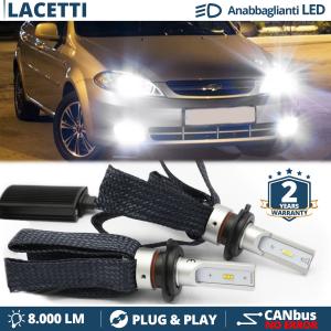 H7 LED Kit for Chevrolet Lacetti Low Beam CANbus Bulbs | 6500K Cool White 8000LM