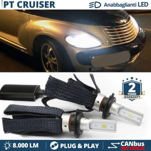 Kit LED H7 pour Chrysler Pt Cruiser Feux de Croisement CANbus | 6500K Blanc Pur 8000LM