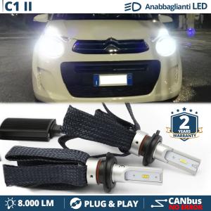 Kit Luci LED per Citroen C1 2 Anabbaglianti H7 CANbus | Bianco Puro 6500K 8000LM