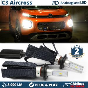 H7 LED Kit for Citroen C3 Aircross Low Beam CANbus Bulbs | 6500K Cool White 8000LM