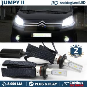 H7 LED Kit for Citroen Jumpy 2 Low Beam CANbus Bulbs | 6500K Cool White 8000LM
