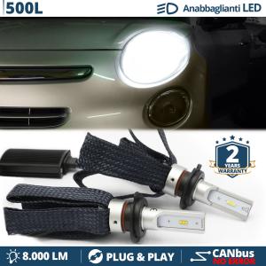 H7 LED Kit for Fiat 500L Low Beam CANbus Bulbs | 6500K Cool White 8000LM