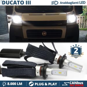 Kit LED H7 CANbus per Fiat Ducato 3 Luci Anabbaglianti | Bianco Ghiaccio 6500K 8000LM