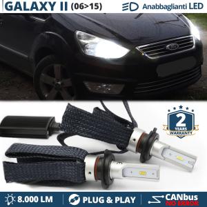 H7 LED Kit for Ford Galaxy 2 Low Beam CANbus Bulbs | 6500K Cool White 8000LM