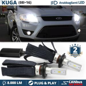 H7 LED Kit for Ford Kuga 1 Low Beam CANbus Bulbs | 6500K Cool White 8000LM