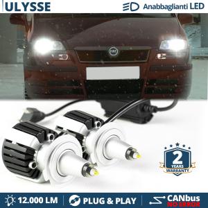 H7 LED Kit for Fiat Ulysse 2 Low Beam | Led Bulbs Ice White CANbus 55W | 6500K 12000LM