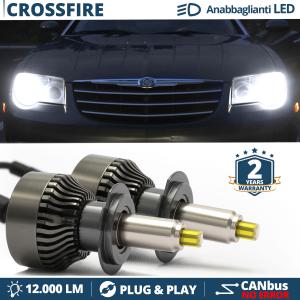 Kit LED H7 pour Chrysler Crossfire Feux de Croisement | Ampoules Led CANbus 6500K 12000LM