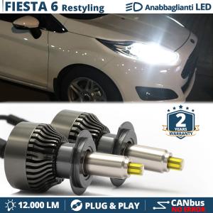 Kit Full Led H7 per Ford FIESTA mk6 13-17 Luci Bianche Anabbaglianti CANbus | 6500K 12000LM