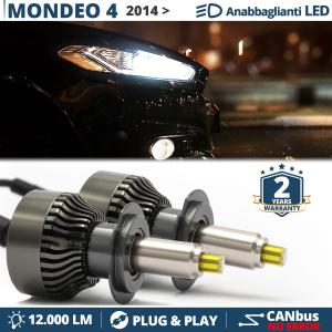 Kit LED H7 para FORD MONDEO MK5 Luces de Cruce | Bombillas Led Canbus 6500K 12000LM