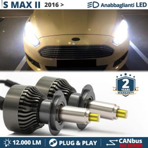 Kit LED H7 pour FORD S-MAX 2 Feux de Croisement | Ampoules Led CANbus 6500K 12000LM