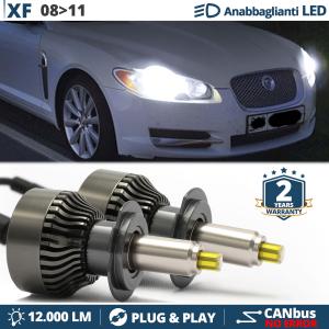 Kit LED H7 pour JAGUAR XF 1 Feux de Croisement | Ampoules Led CANbus 6500K 12000LM