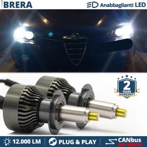 Lampade LED H7 per ALFA ROMEO BRERA Luci Bianche Anabbaglianti CANbus | 6500K 12000LM