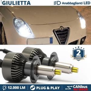 Kit Led H7 per ALFA ROMEO GIULIETTA Luci Bianche Anabbaglianti CANbus | 6500K 12000LM
