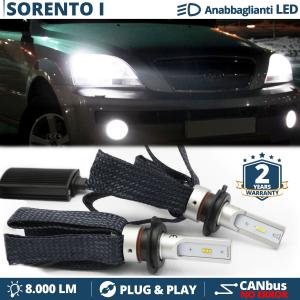 H7 LED Kit for Kia Sorento 1 BL Low Beam CANbus Bulbs | 6500K Cool White 8000LM