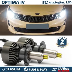 H7 LED Kit for Kia Optima 4 Low Beam | LED Bulbs CANbus 6500K 12000LM