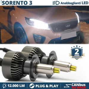 Kit LED H7 para Kia Sorento 3 Luces de Cruce | Bombillas Led Canbus 6500K 12000LM