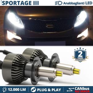 H7 LED Kit for Kia Sportage 3 Low Beam | LED Bulbs CANbus 6500K 12000LM