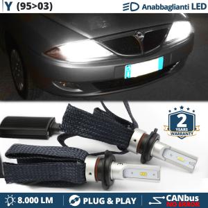 H7 LED Kit for Lancia Y Low Beam CANbus Bulbs | 6500K Cool White 8000LM