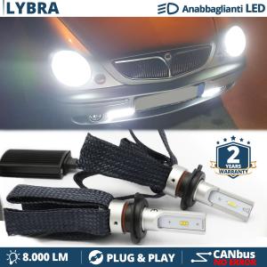 H7 LED Kit for Lancia Lybra Low Beam CANbus Bulbs | 6500K Cool White 8000LM